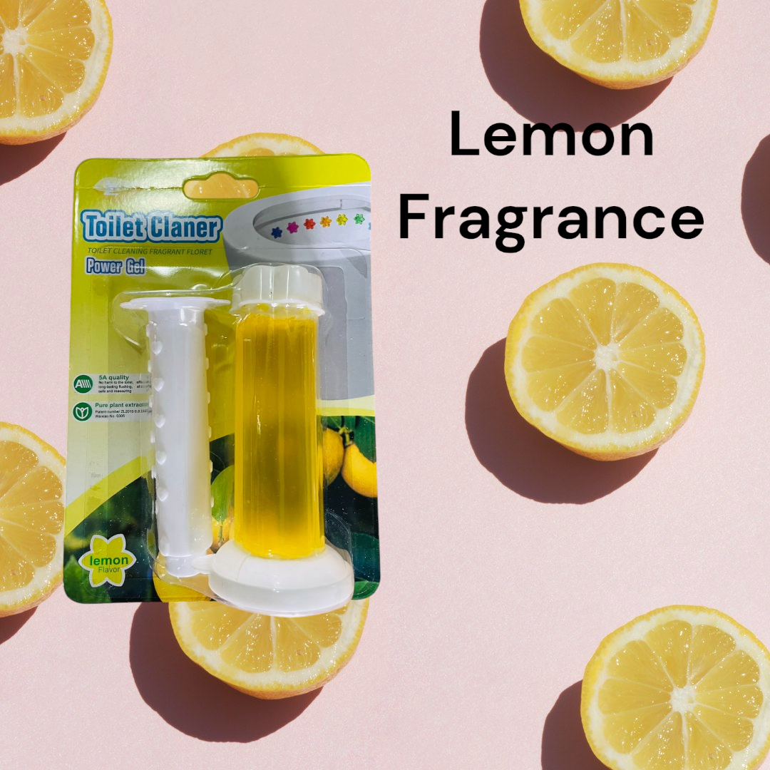 10 Power Gel Toilet Cleaner, Fresh Gel Toilet Bowl Cleaning, Rainshower Scent, Remove Limescale and Deodorizing