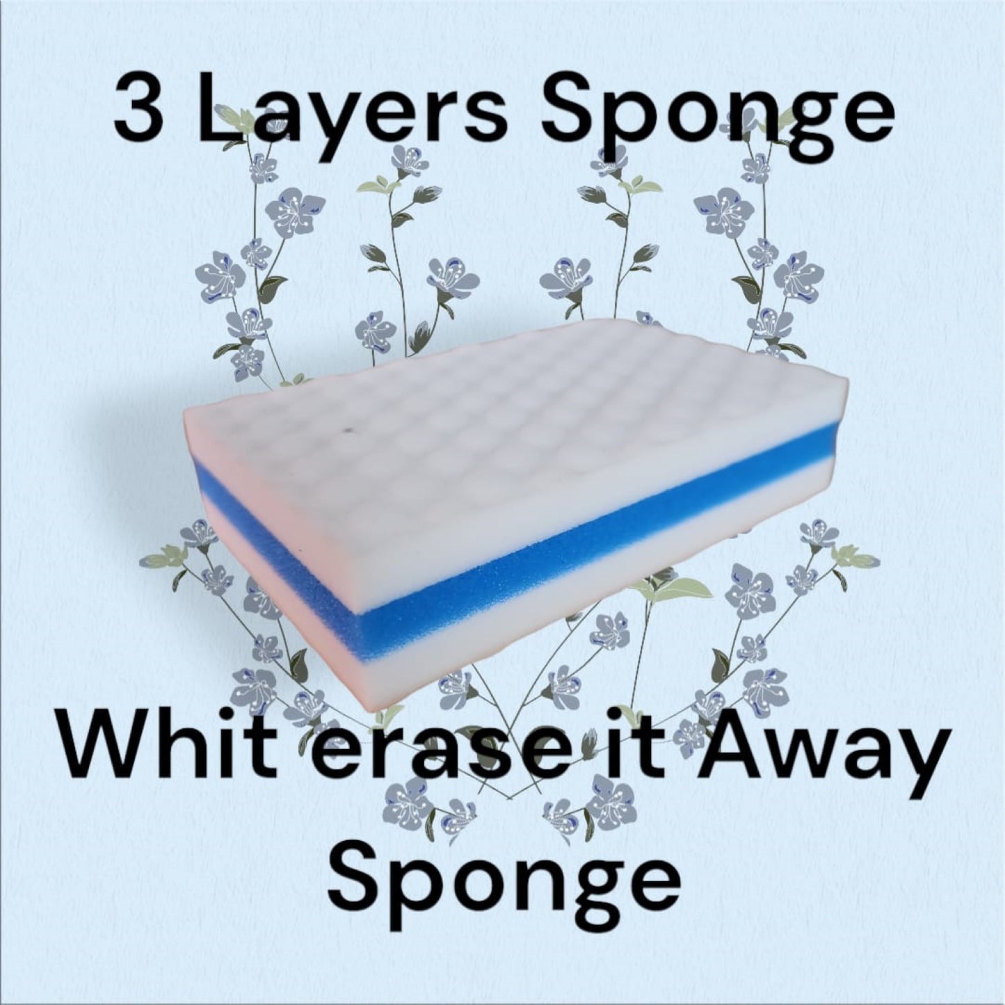 Mrs. Shine compact Magic Eraser Sponge 20 Pack Cleaning Sponge Non Scratch Melamine Foam, white Scuff pad, Esponja Magica, Scrubber Pad, brush