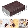 Kitchen Cleaning Sponge, 14 Pack Sand Abrasive Brush, Polishing Sponge, Scouring Pad for Pot, Pans Rust Remover and drywall compound sand
