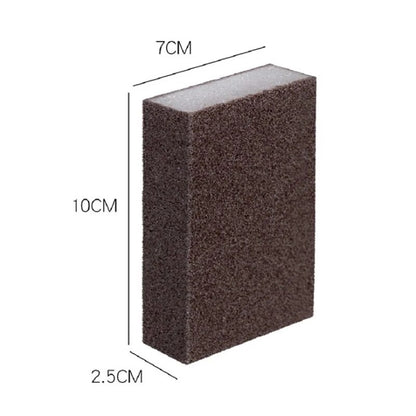 Kitchen Cleaning Sponge, 14 Pack Sand Abrasive Brush, Polishing Sponge, Scouring Pad for Pot, Pans Rust Remover and drywall compound sand